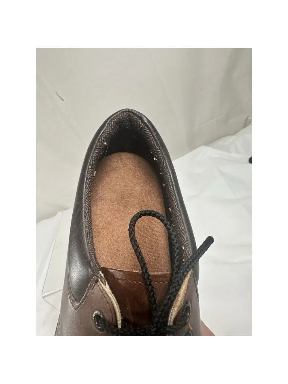 Red Wing Shoes Oxford Safety Toe Leather Mens 9B Work Shoes Brown